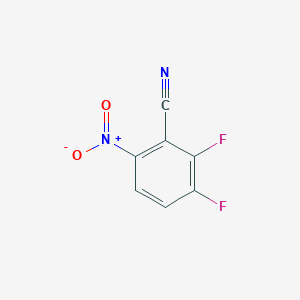 molecular formula C7H2F2N2O2 B2356266 2,3-二氟-6-硝基苯甲腈 CAS No. 157647-01-3