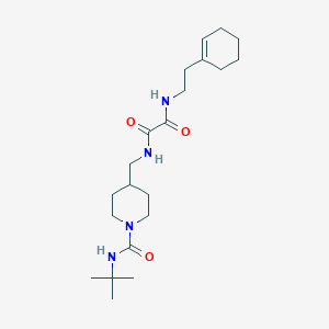 N1-((1-(tert-butylcarbamoyl)piperidin-4-yl)methyl)-N2-(2-(cyclohex-1-en-1-yl)ethyl)oxalamide