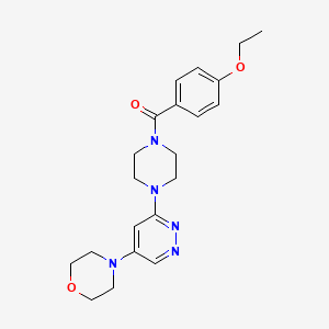 (4-Ethoxyphenyl)(4-(5-morpholinopyridazin-3-yl)piperazin-1-yl)methanone