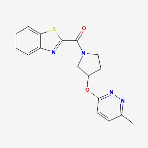 Benzo[d]thiazol-2-yl(3-((6-methylpyridazin-3-yl)oxy)pyrrolidin-1-yl)methanone
