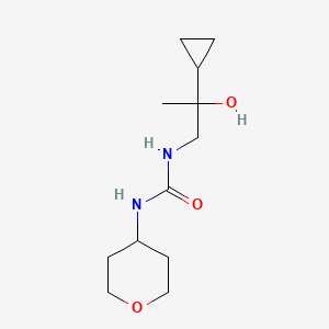 1-(2-cyclopropyl-2-hydroxypropyl)-3-(tetrahydro-2H-pyran-4-yl)urea