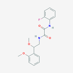 N1-(2-fluorophenyl)-N2-(2-methoxy-2-(2-methoxyphenyl)ethyl)oxalamide