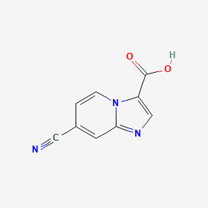 7-Cyanoimidazo[1,2-a]pyridine-3-carboxylic acid