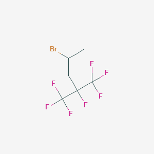4-Bromo-1,1,1,2-tetrafluoro-2-(trifluoromethyl)pentane