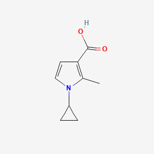 1-cyclopropyl-2-methyl-1H-pyrrole-3-carboxylic acid