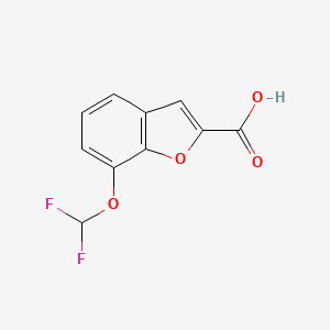 7-(Difluoromethoxy)-1-benzofuran-2-carboxylic acid