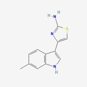 4-(6-Methyl-1H-indol-3-yl)-thiazol-2-ylamine
