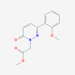 Methyl 2-[3-(2-methoxyphenyl)-6-oxopyridazin-1-yl]acetate