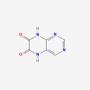 molecular formula C6H4N4O2 B2356466 5,8-二氢蝶啶-6,7-二酮 CAS No. 3947-46-4