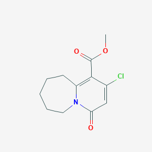 Methyl 2-chloro-4-oxo-4,6,7,8,9,10-hexahydropyrido[1,2-a]azepine-1-carboxylate