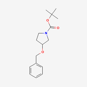 molecular formula C16H23NO3 B2356510 Tert-butyl 3-(benzyloxy)pyrrolidine-1-carboxylate CAS No. 127342-21-6