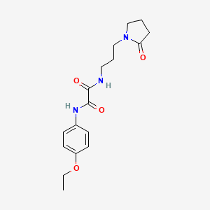 molecular formula C17H23N3O4 B2356565 N'-(4-ethoxyphenyl)-N-[3-(2-oxopyrrolidin-1-yl)propyl]oxamide CAS No. 899956-33-3