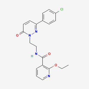 N-(2-(3-(4-chlorophenyl)-6-oxopyridazin-1(6H)-yl)ethyl)-2-ethoxynicotinamide