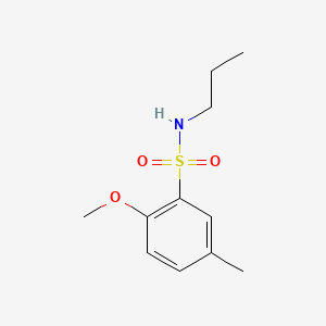 2-methoxy-5-methyl-N-propylbenzenesulfonamide
