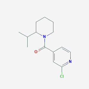2-Chloro-4-[2-(propan-2-yl)piperidine-1-carbonyl]pyridine