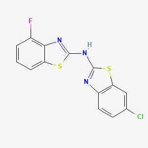 6-chloro-N-(4-fluorobenzo[d]thiazol-2-yl)benzo[d]thiazol-2-amine
