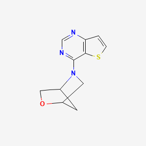 5-(Thieno[3,2-d]pyrimidin-4-yl)-2-oxa-5-azabicyclo[2.2.1]heptane