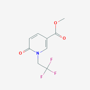 Methyl 6-oxo-1-(2,2,2-trifluoroethyl)-1,6-dihydropyridine-3-carboxylate