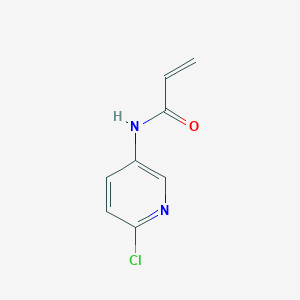 N-(6-chloropyridin-3-yl)prop-2-enamide