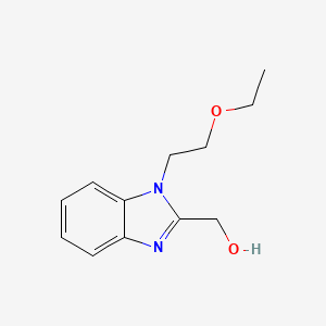 [1-(2-Ethoxyethyl)benzimidazol-2-yl]methanol