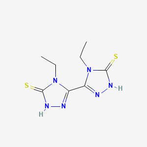 4,4'-diethyl-1,1',4,4'-tetrahydro-5H,5'H-3,3'-bi-1,2,4-triazole-5,5'-dithione