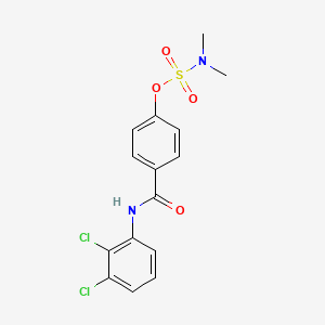 4-[(2,3-dichloroanilino)carbonyl]phenyl-N,N-dimethylsulfamate