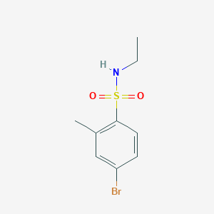 molecular formula C9H12BrNO2S B2356805 4-BRomo-N-ethyl-2-methylbenzenesulfonamide CAS No. 1548827-98-0