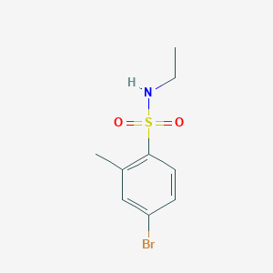 molecular formula C9H12BrNO2S B2356805 4-Brom-N-ethyl-2-methylbenzolsulfonamid CAS No. 1548827-98-0