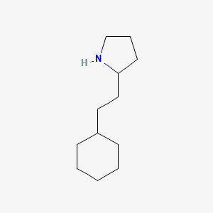 molecular formula C12H23N B2356807 2-(2-Cyclohexylethyl)pyrrolidine CAS No. 383127-76-2