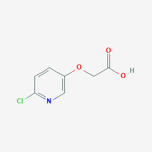 molecular formula C7H6ClNO3 B2356813 Ácido (6-Cloro-piridin-3-iloxi)acético CAS No. 234109-28-5