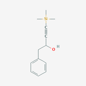 molecular formula C13H18OSi B2356823 1-苯基-4-(三甲基硅基)丁-3-炔-2-醇 CAS No. 61077-69-8