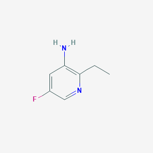2-Ethyl-5-fluoropyridin-3-amine