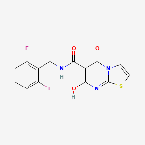 N-(2,6-difluorobenzyl)-7-hydroxy-5-oxo-5H-thiazolo[3,2-a]pyrimidine-6-carboxamide