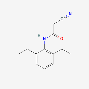 molecular formula C13H16N2O B2356856 2-cyano-N-(2,6-diethylphenyl)acetamide CAS No. 380190-55-6