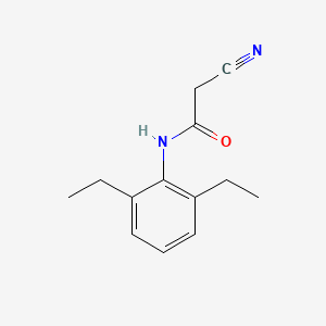 molecular formula C13H16N2O B2356856 2-氰基-N-(2,6-二乙基苯基)乙酰胺 CAS No. 380190-55-6