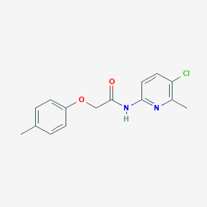 molecular formula C15H15ClN2O2 B235687 N-(5-chloro-6-methylpyridin-2-yl)-2-(4-methylphenoxy)acetamide 