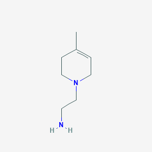 molecular formula C8H16N2 B2356882 2-(4-Methyl-1,2,3,6-tetrahydropyridin-1-yl)ethan-1-amine CAS No. 1463-27-0