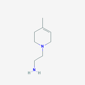 molecular formula C8H16N2 B2356882 2-(4-甲基-1,2,3,6-四氢吡啶-1-基)乙胺 CAS No. 1463-27-0