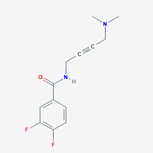 N-(4-(dimethylamino)but-2-yn-1-yl)-3,4-difluorobenzamide