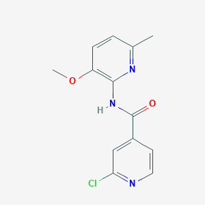 2-Chloro-N-(3-methoxy-6-methylpyridin-2-YL)pyridine-4-carboxamide