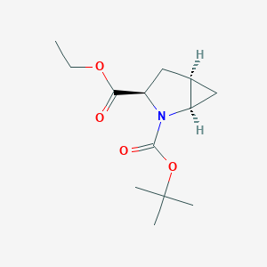 Ethyl (1r,3r,5r)-2-boc-2-azabicyclo[3.1.0]hexane-3-carboxylate
