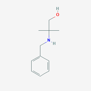 molecular formula C11H17NO B023570 2-(苄氨基)-2-甲基丙醇 CAS No. 10250-27-8