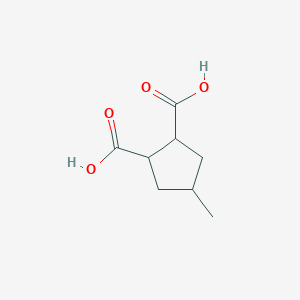 molecular formula C8H12O4 B2357000 4-Methylcyclopentane-1,2-dicarboxylic acid CAS No. 1597634-43-9