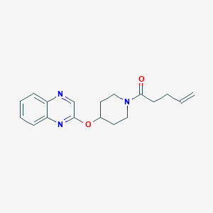 1-(4-(Quinoxalin-2-yloxy)piperidin-1-yl)pent-4-en-1-one