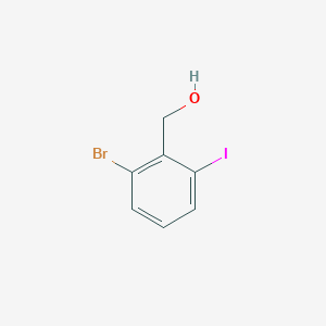 molecular formula C7H6BrIO B2357014 (2-溴-6-碘苯基)甲醇 CAS No. 1261850-41-2