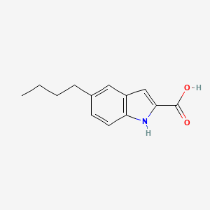 molecular formula C13H15NO2 B2357023 5-丁基-1H-吲哚-2-甲酸 CAS No. 383132-43-2