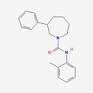 3-phenyl-N-(o-tolyl)azepane-1-carboxamide