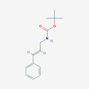 molecular formula C14H19NO2 B2357051 tert-Butyl cinnamylcarbamate CAS No. 115270-11-6; 216959-50-1