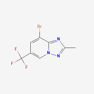 8-Bromo-2-methyl-6-(trifluoromethyl)-[1,2,4]triazolo[1,5-a]pyridine
