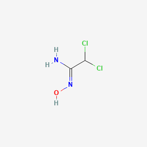 molecular formula C2H4Cl2N2O B2357098 2,2-Dichloro-N-hydroxy-acetamidine CAS No. 73217-29-5